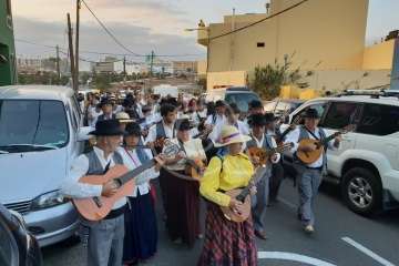 Romería popular en El Caracol (Foto Francisco Javier Santana)